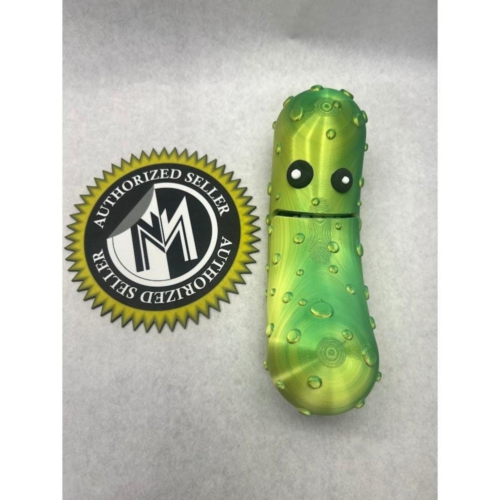 MZM Digital 525% Tickles the Pickle 3D Printed Articulated Green Fidget Toy